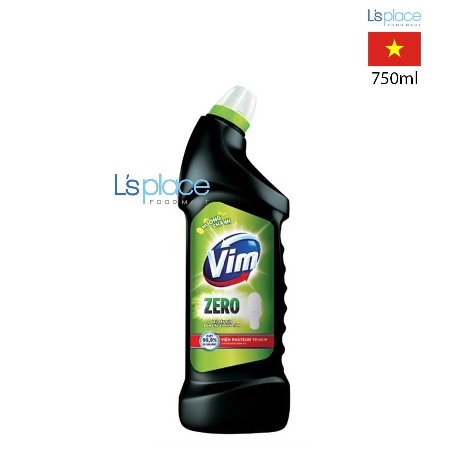 Vim Nước tẩy vệ sinh zero hương chanh