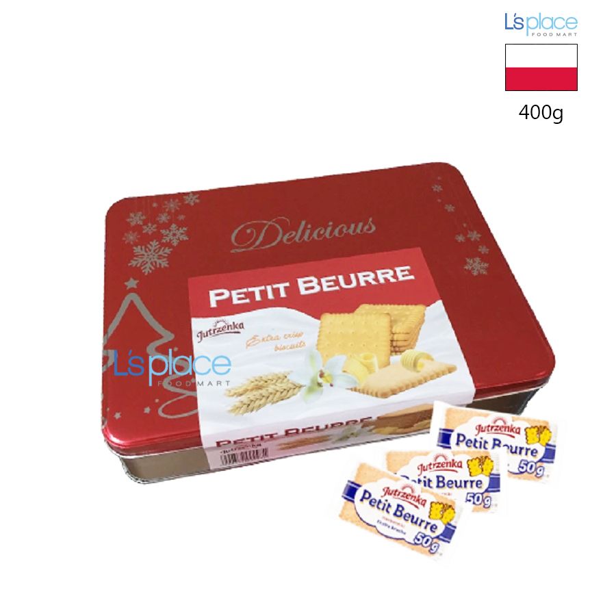 Jutrzenka Bánh quy bơ hộp thiếc Petit Beurre