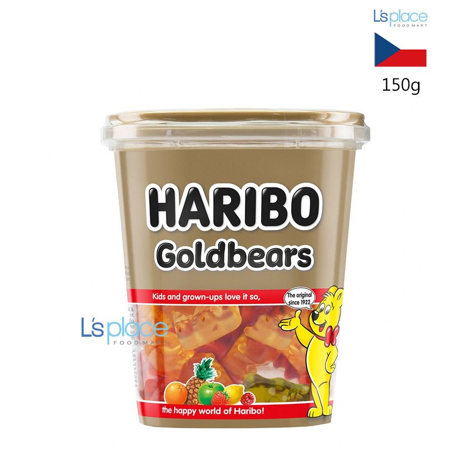 Haribo Kẹo dẻo Goldbears hộp nhựa