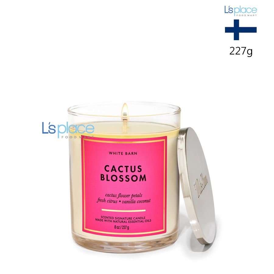White Barn Nến cốc 1 bấc Cactus Blossom L's Place Foodmart