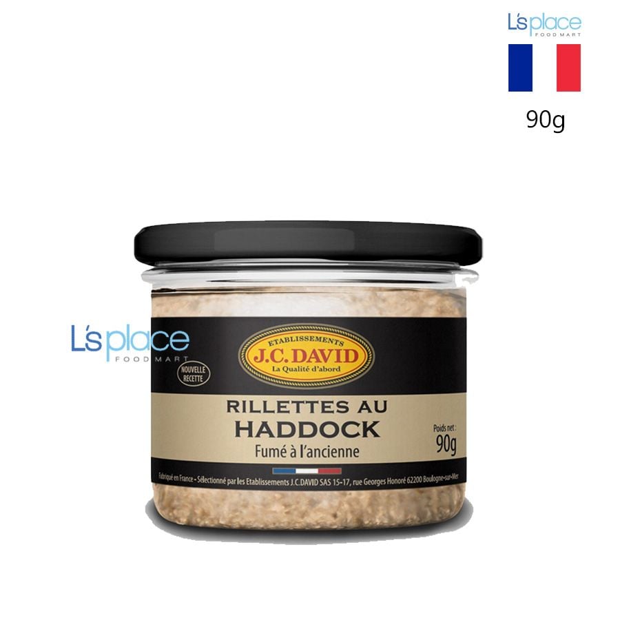 J.C.David Rillettes Pate Cá tuyết xông khói kiểu cổ điển