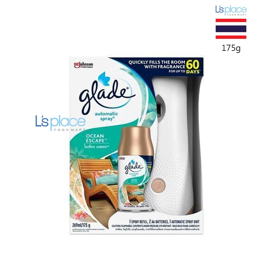 Glade Bộ xịt tự động hương Ocean Escape