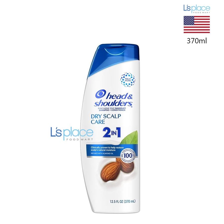 Head & Shoulders Dầu gội xả trị gàu Dry Scalp Care  2in1