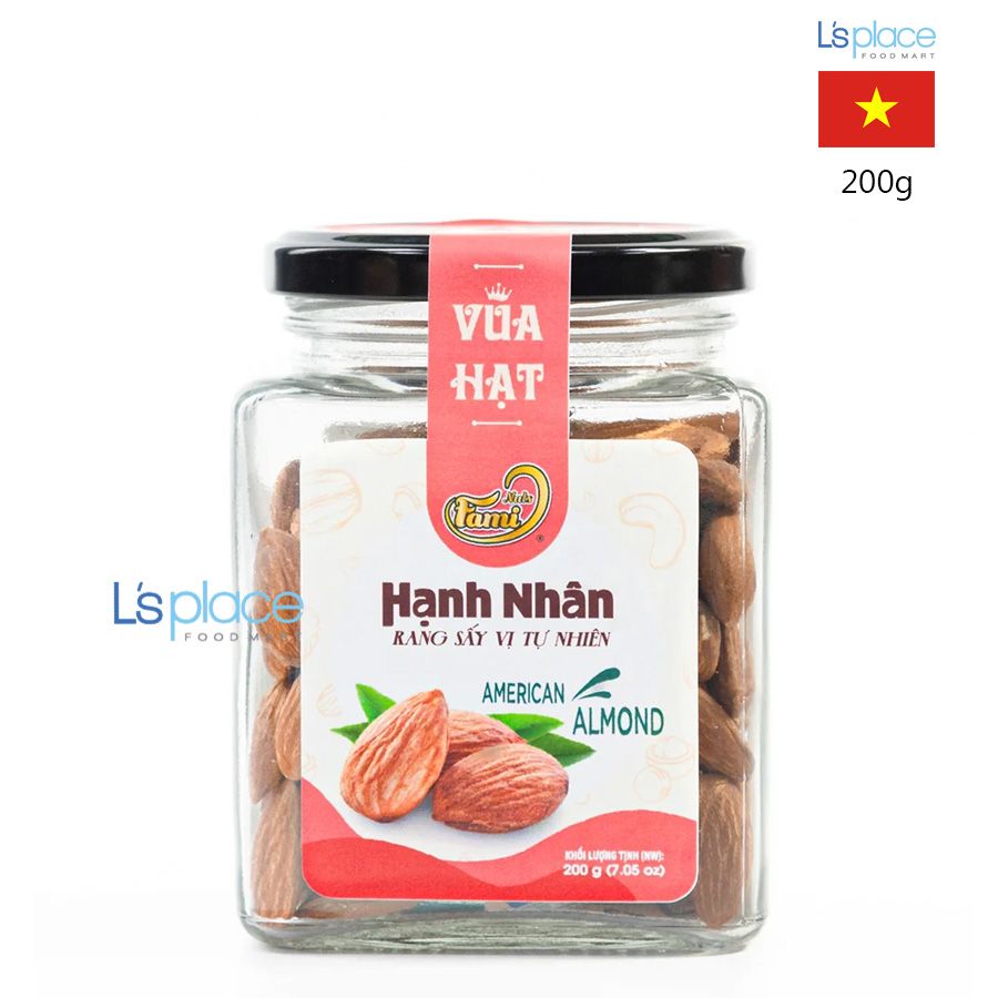 Faminuts Hạnh nhân rang muối hũ thủy tinh