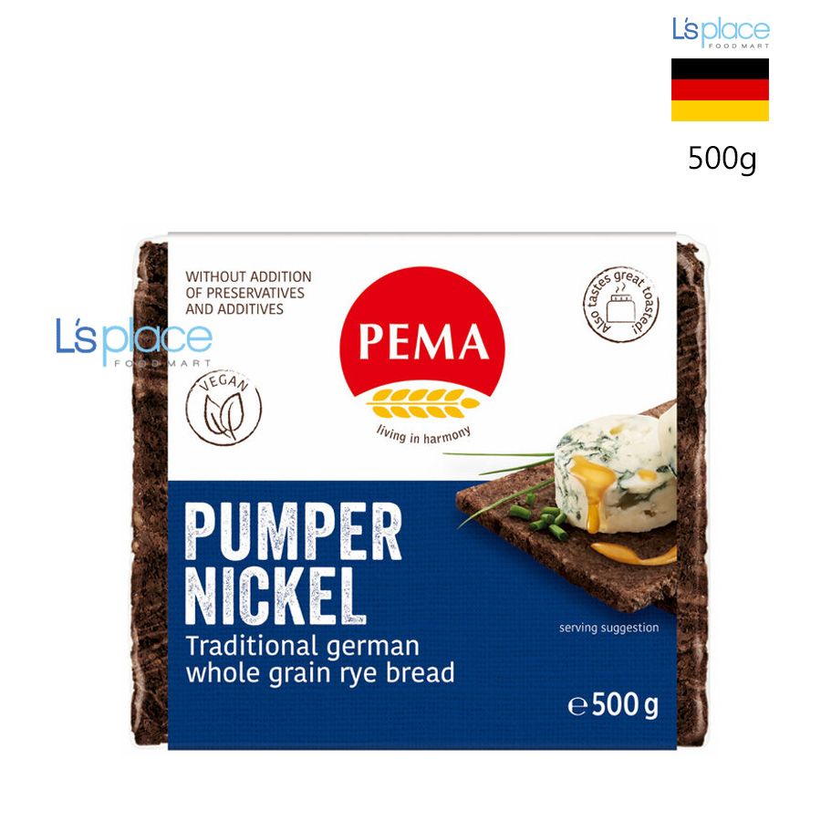 Pema Bánh mì đen Pumpernickel