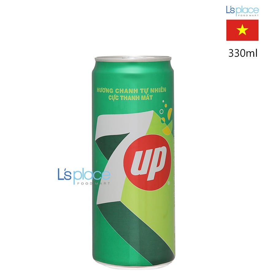 7Up hương chanh lon cao