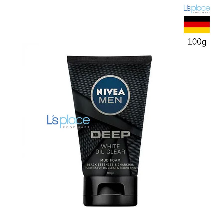 Nivea Men Sữa rửa mặt Deep White oil clear