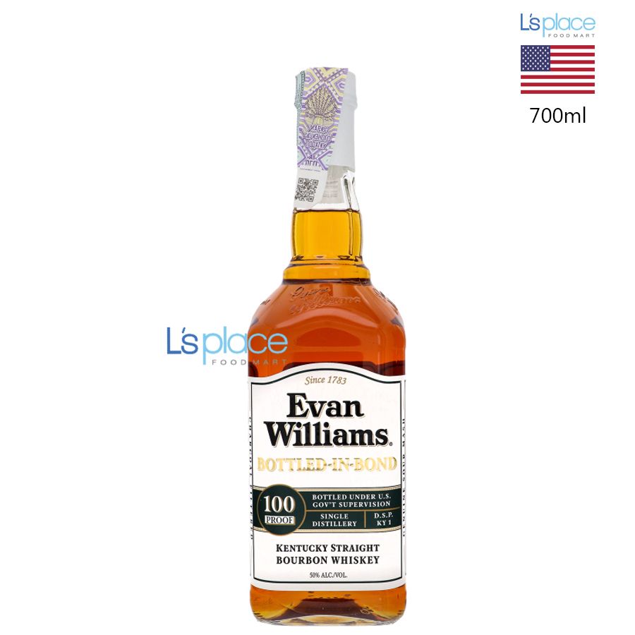 Evan Williams Bottled In Bond Rượu Bourbon Whiskey L's Place Foodmart