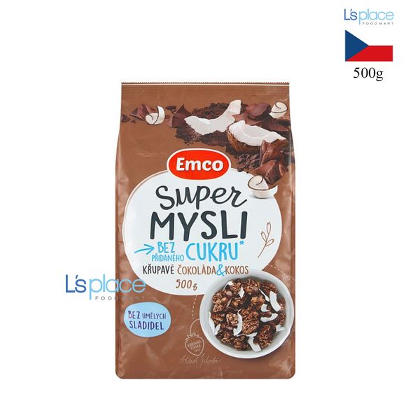 Emco Musli không thêm đường vị socola dừa L's Place Foodmart