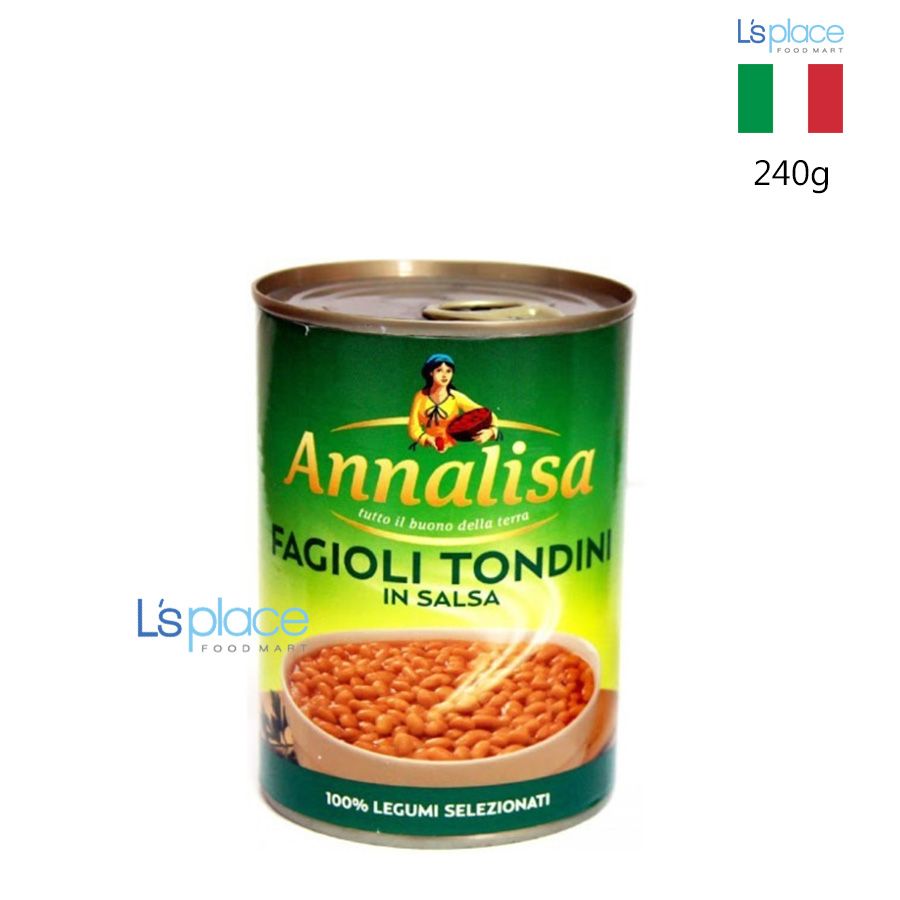 Annalisa Đậu trắng hạt tròn sốt cà chua