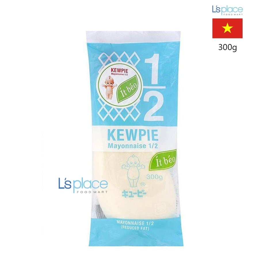 Kewpie Xốt Mayonnaise dịu ngọt 1/2 ít béo