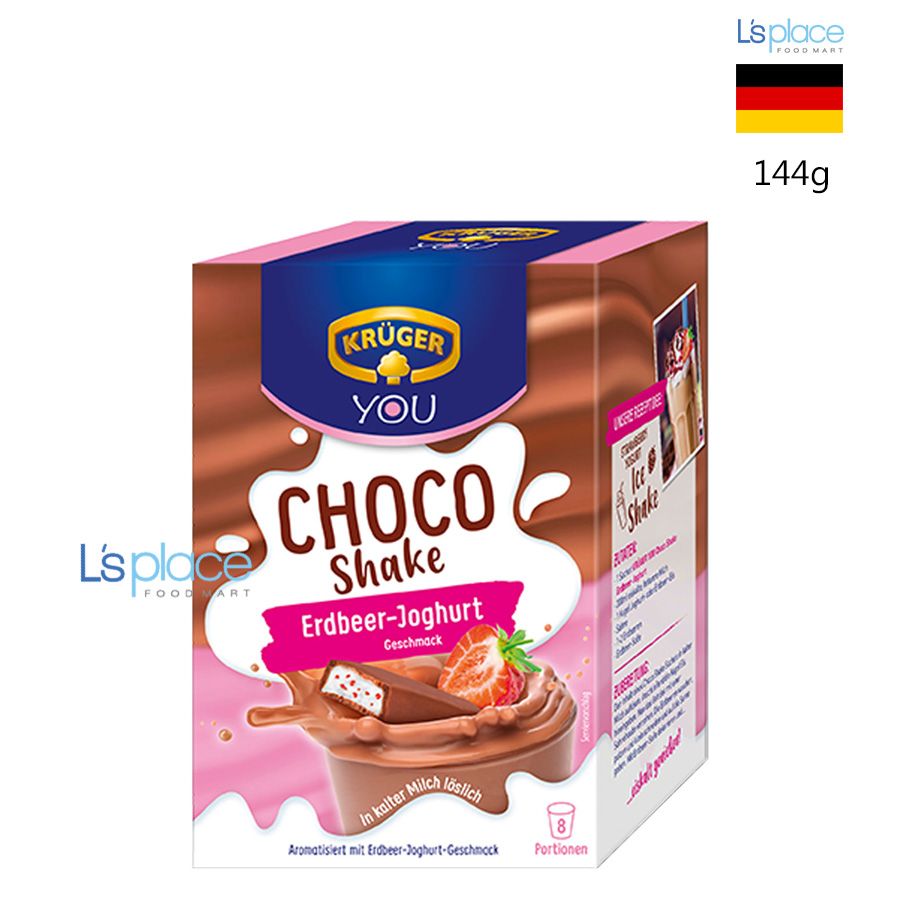 Kruger You Bột socola vị sữa chua dâu