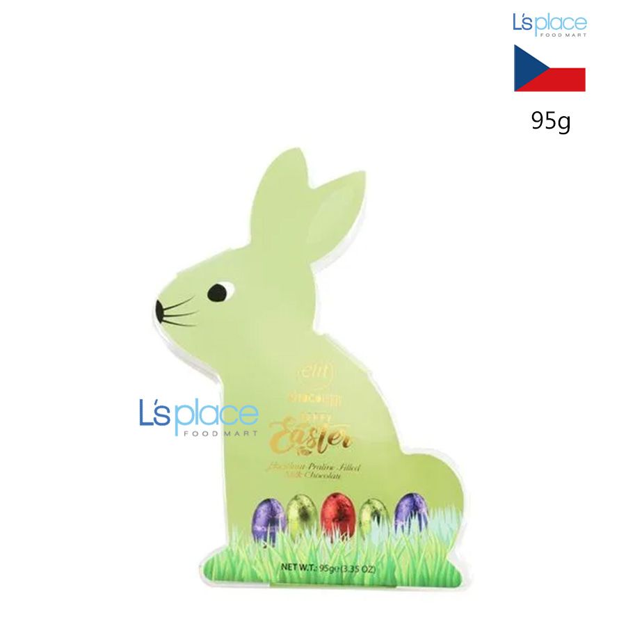 Elit Socola trứng hộp thỏ Happy Easter
