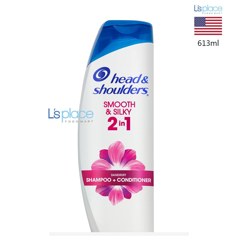 Head & Shoulders Dầu gội xả 2in1 Smooth & Silky cỡ trung