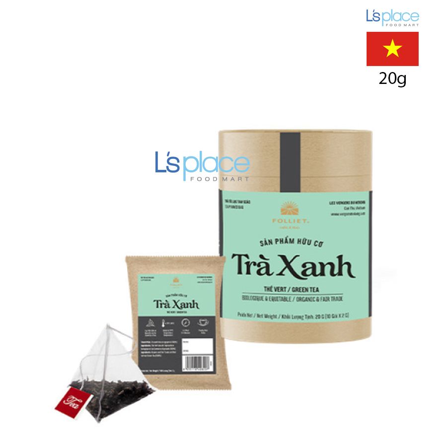 Folliet Trà xanh túi lọc