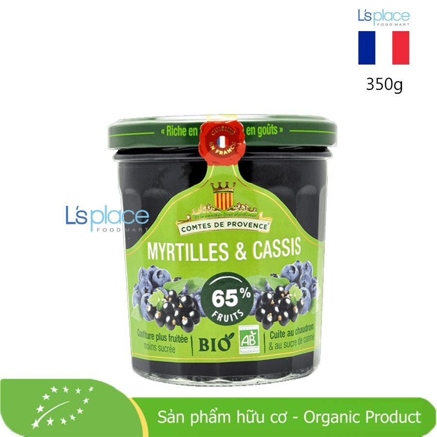 Les Comtes de Provence Mứt việt quất & lý chua đen