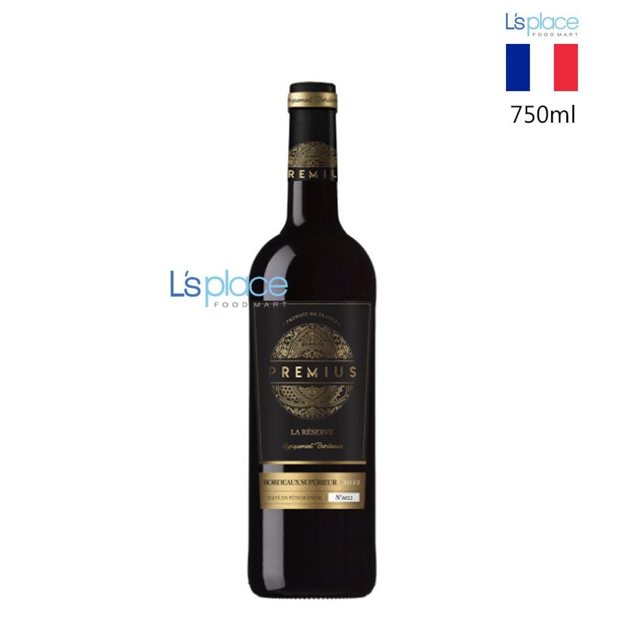 Premius La Reserve Vang đỏ Bordeaux Superieur
