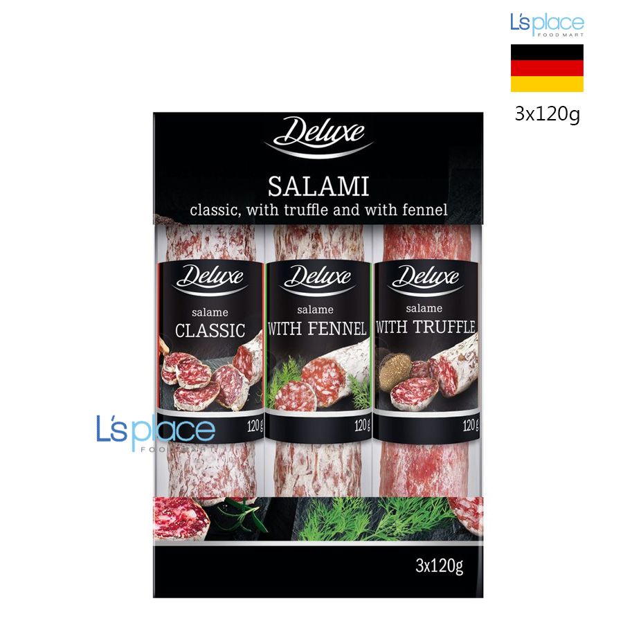 Deluxe salami-trio hộp 3 món