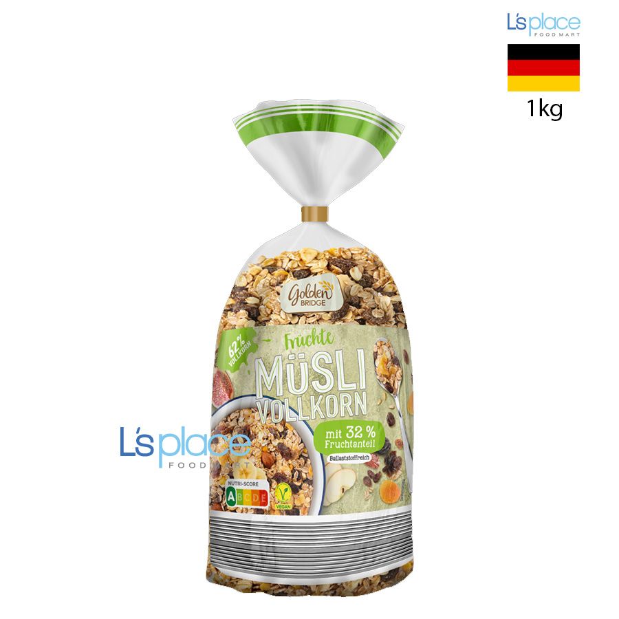 Knusperone Ngũ cốc muesli  32% trái cây