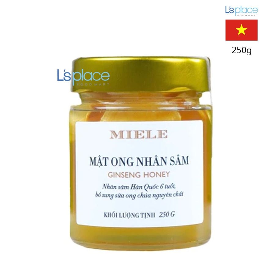 Miele Mật ong  Nhân sâm