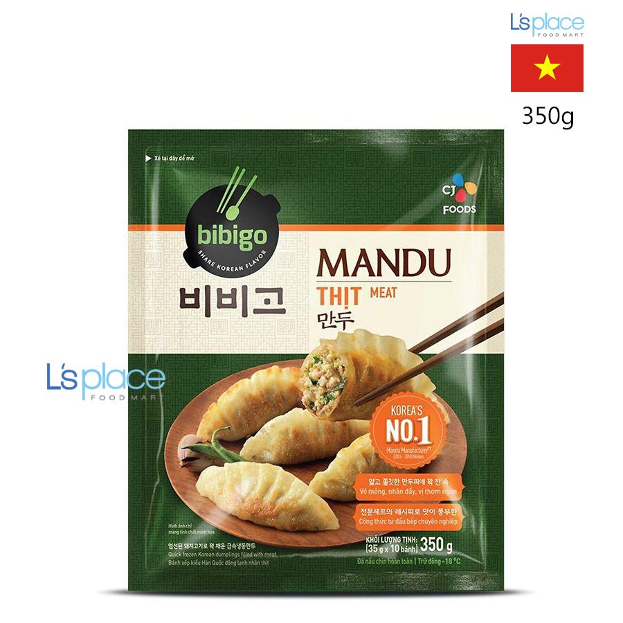 Bibigo Bánh mandu nhân thịt