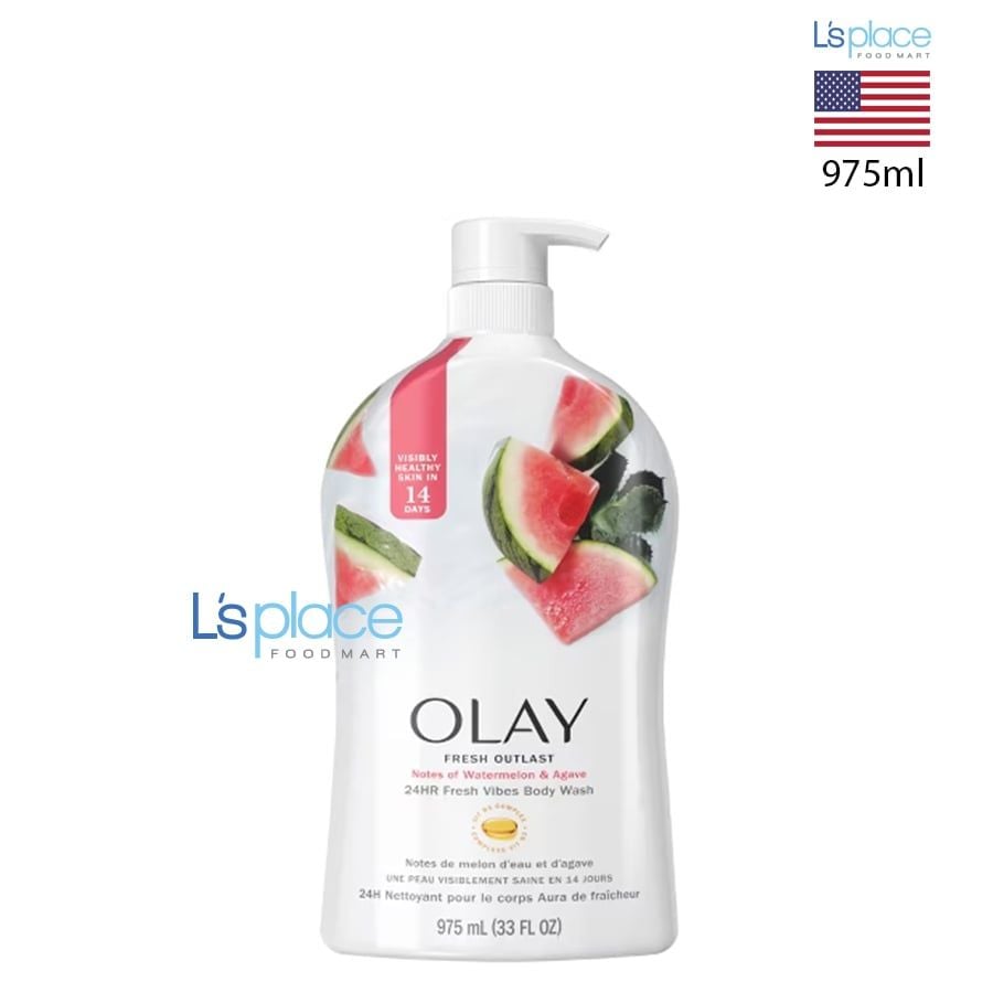 Olay Sữa tắm dưa hấu Fresh Outlast