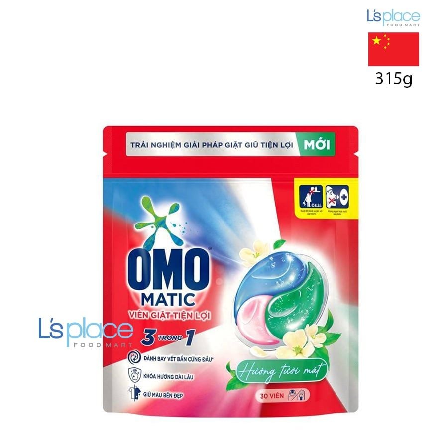 OMO MAtic Viên giặt 3in1 hương tươi mát