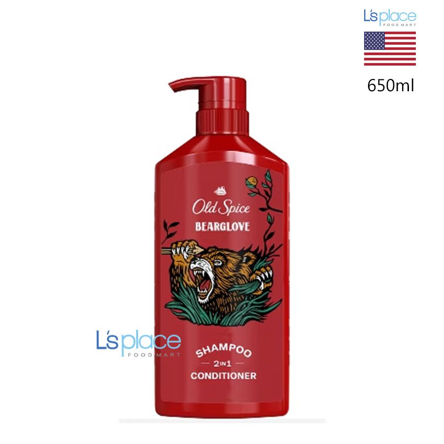 Old Spice Gội xả 2 trong 1 Bearglove
