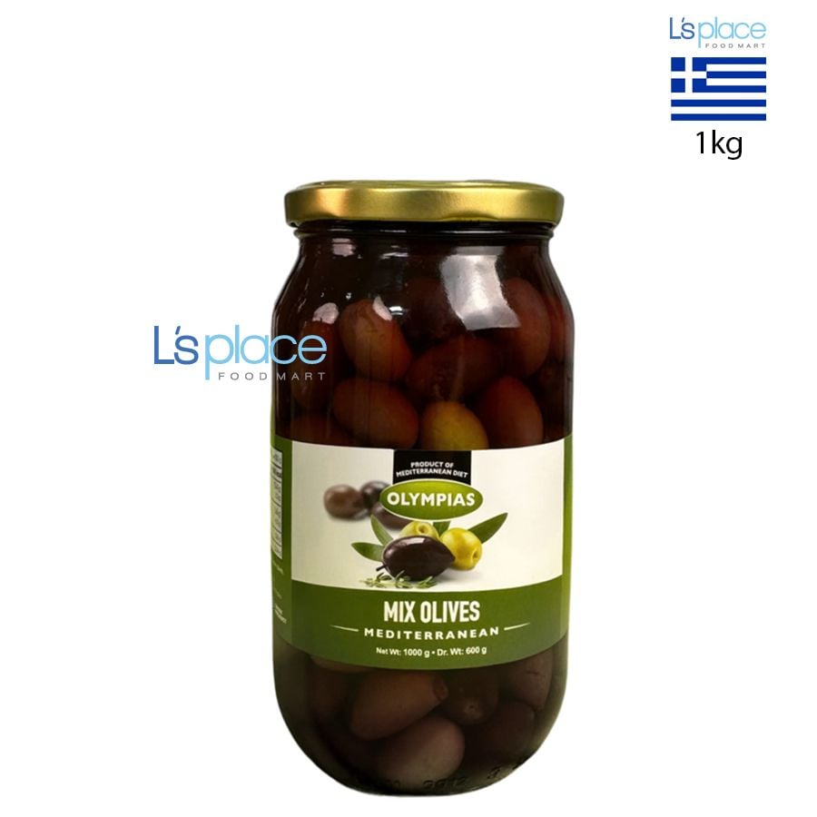 Olympias Quả Ô liu tổng hợp lọ to