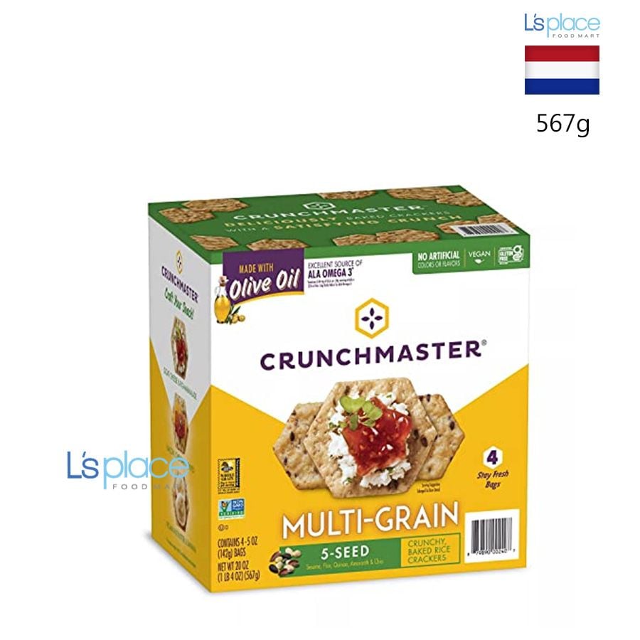 Crunchmaster Bánh crackers ngũ cốc
