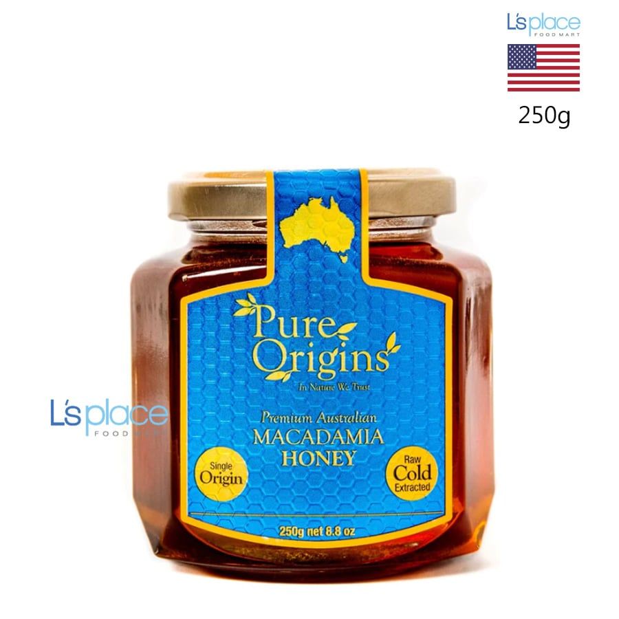 Pure Origins Mật ong hoa Mắc ca