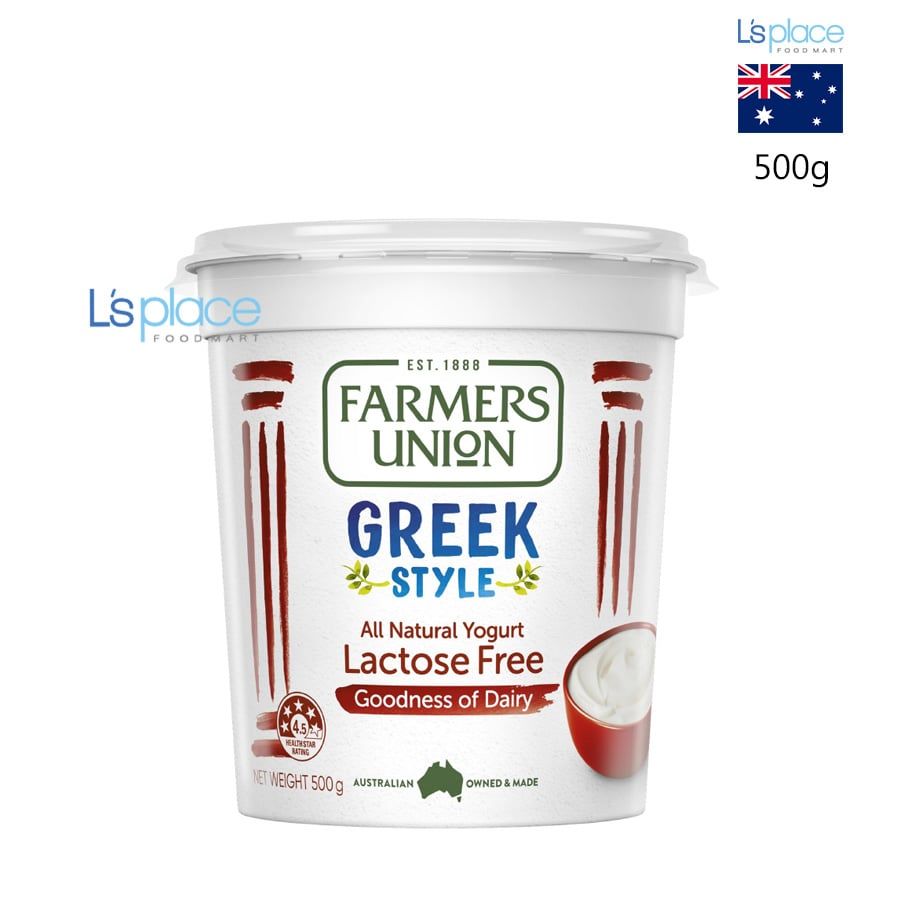 Farmer Union Sữa Chua Kiểu Hy Lạp Không Lactose