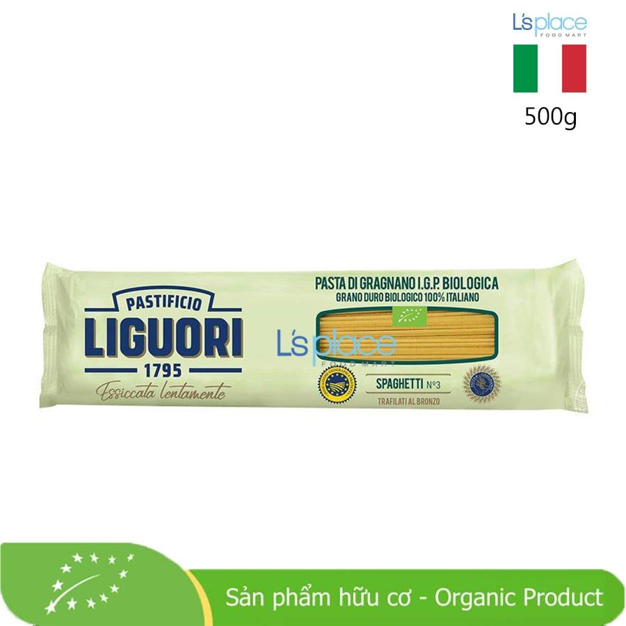 Liguori Mì Spaghetti số 3 hữu cơ