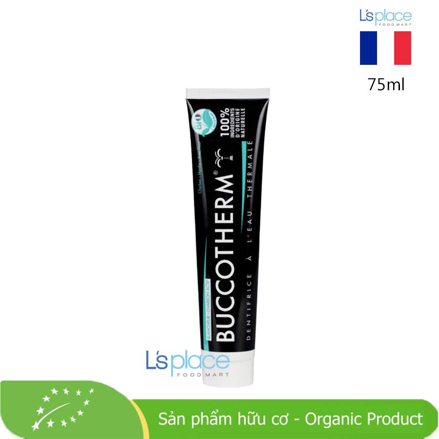 Buccotherm Kem đánh răng hữu cơ than tre