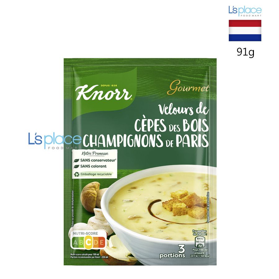 Knorr Súp nấm Paris