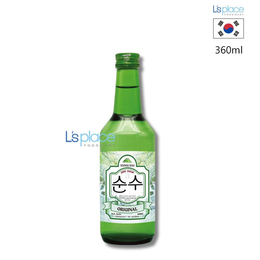 Soonsu Rượu Soju vị nguyên bản [Tặng snack tới 31/8/25]