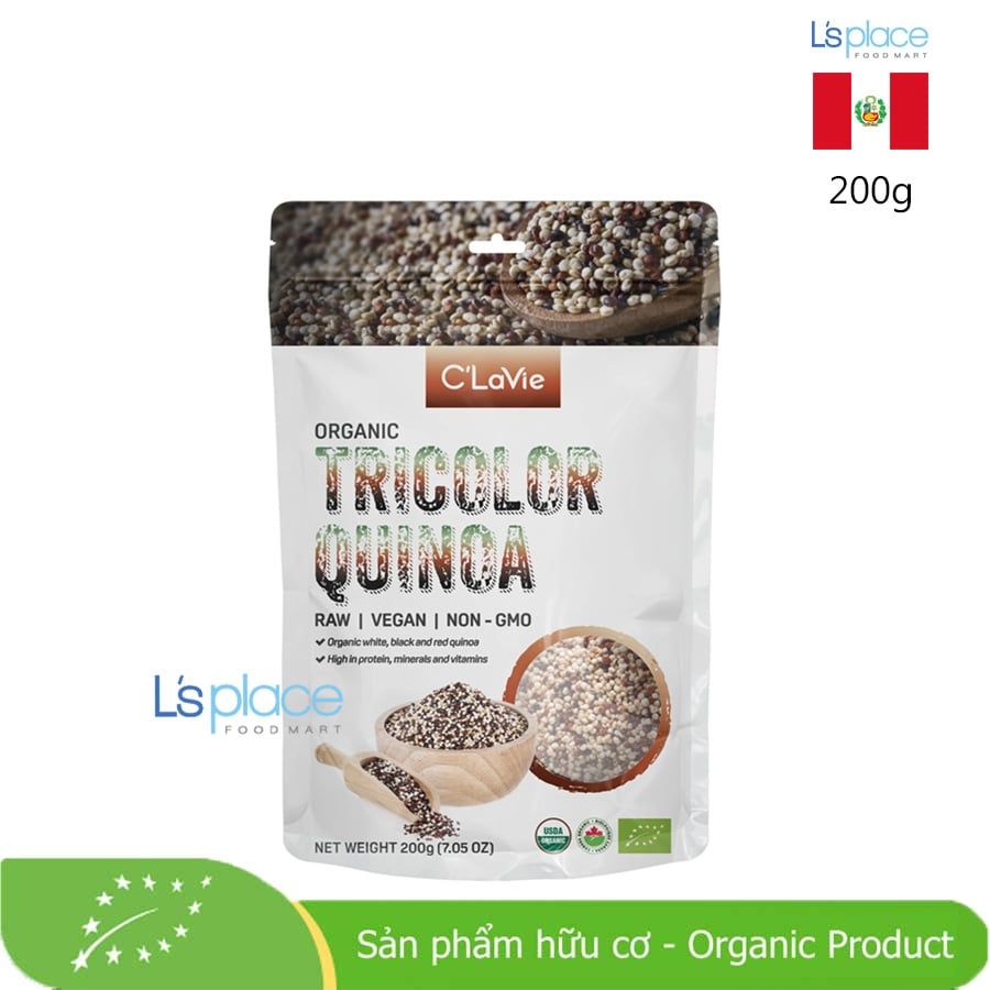 C'LaVie Hạt Diêm mạch Quinoa hữu cơ 3 màu