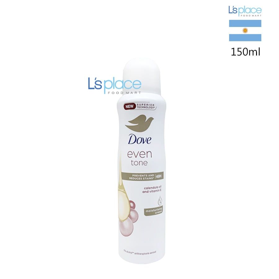 Dove Xịt mùi nữ Even tone