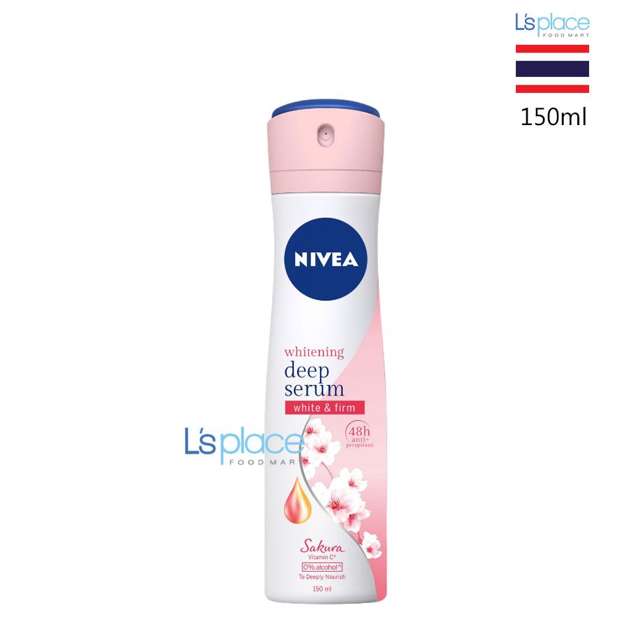 Nivea Xịt ngăn mùi nữ Sakura Vitamin C