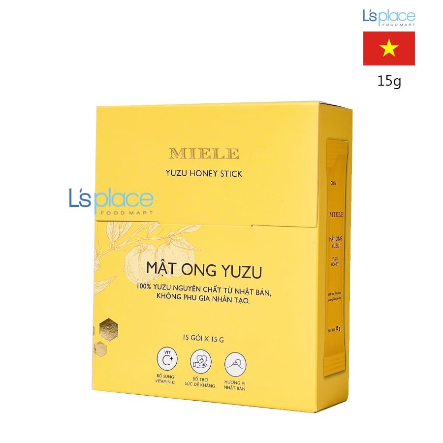 Miele Mật ong Yuzu dạng gói