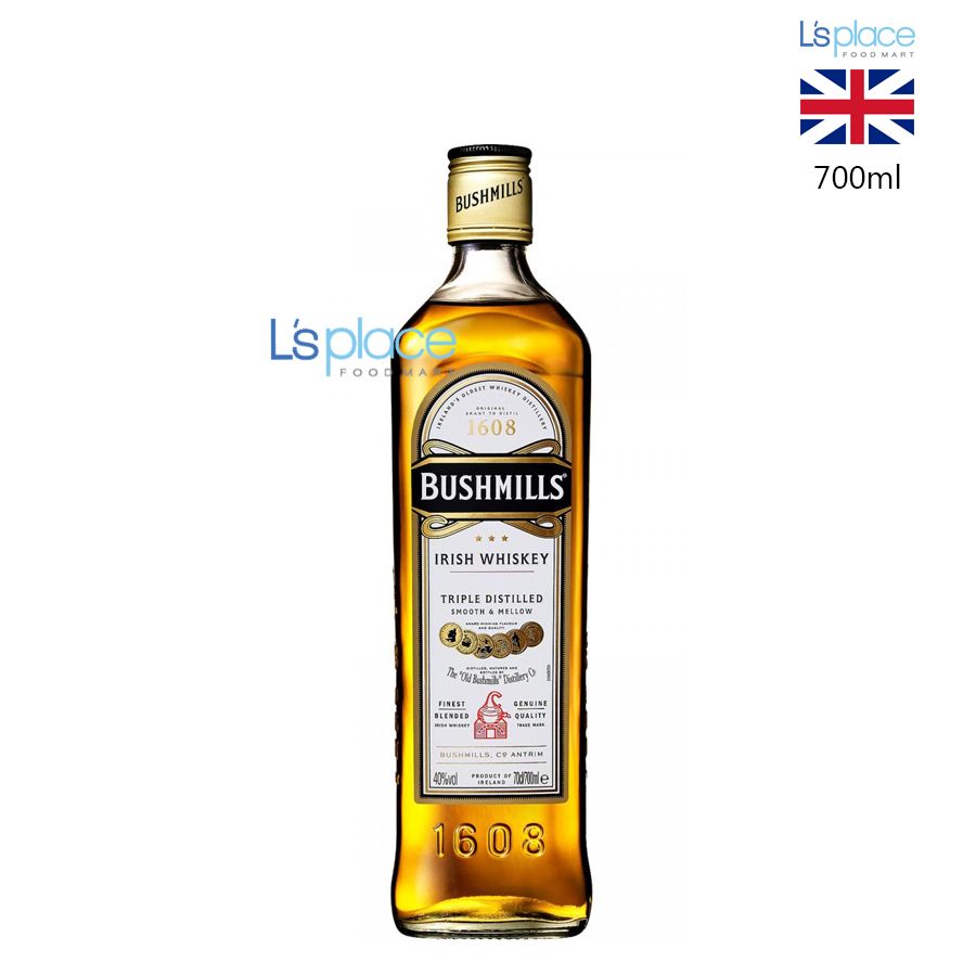 Bushmills Rượu Whiskey nguyên bản