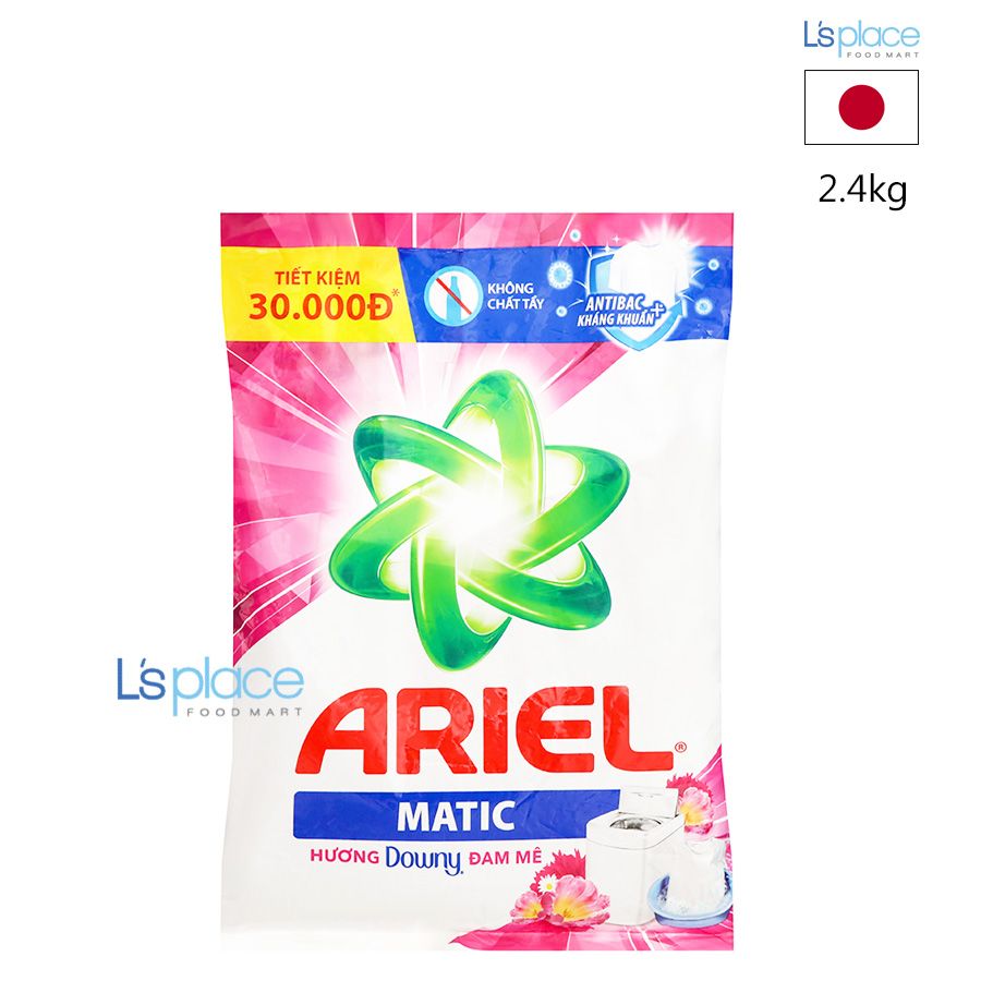 Ariel Matic Bột giặt hương hoa Downy