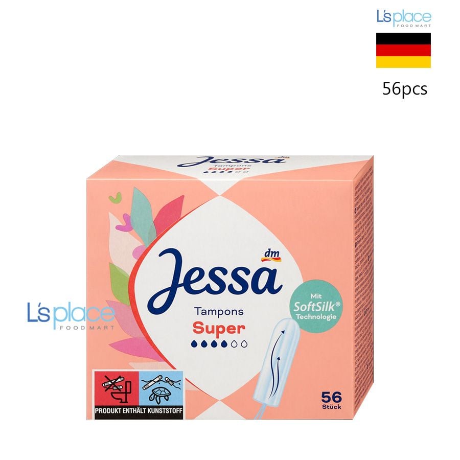 Jessa BVS ống Tampons loại siêu hút