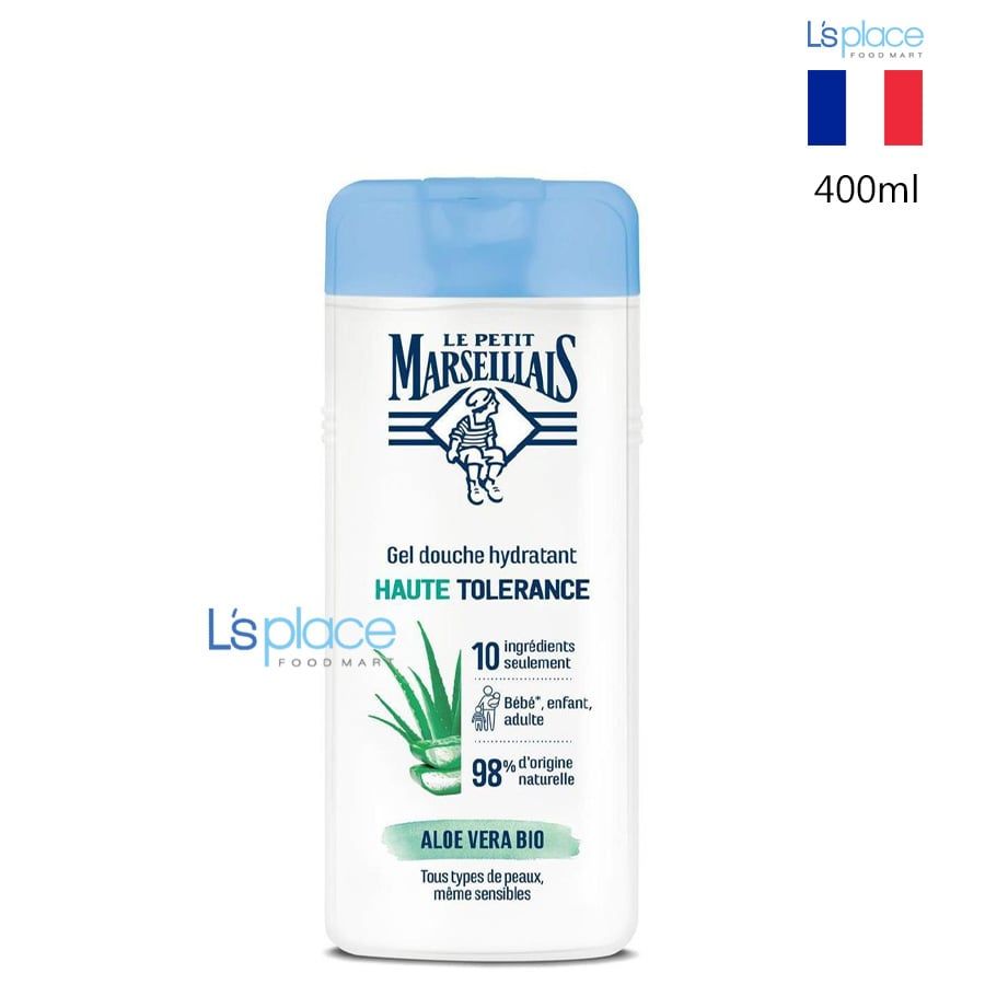 Le Petit Marseillais Gel tắm 98% hữu cơ Lô hội