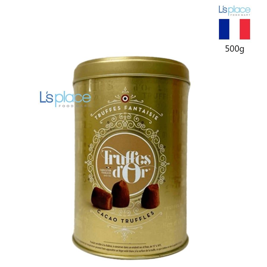 Mathez Socola Truffles Fantaisie hộp thiếc vàng