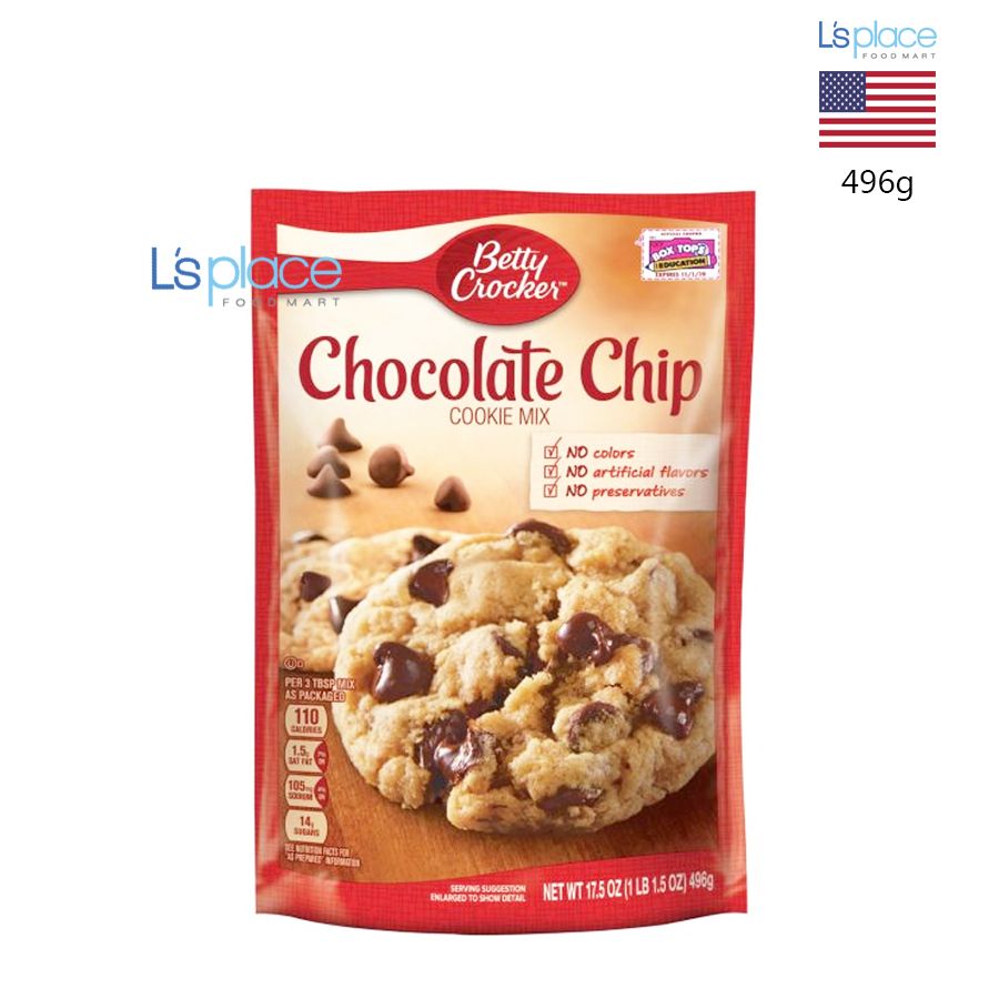 Betty Crocker bột làm bánh quy Socola Chip