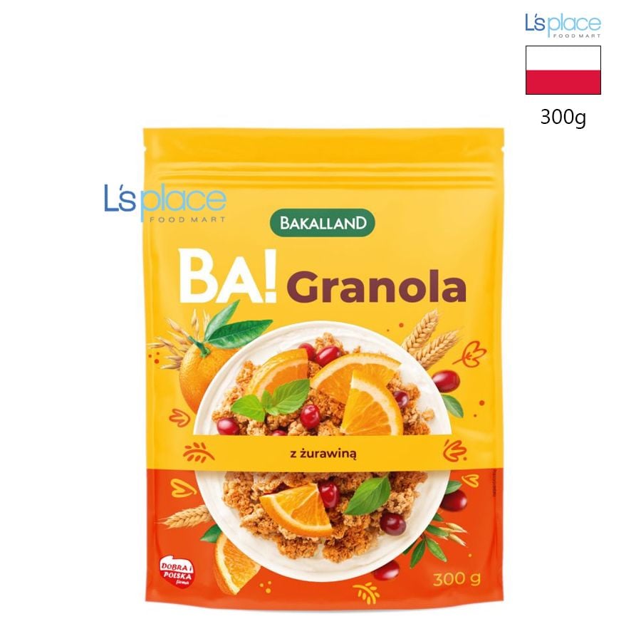 Bakaland BA! ngũ cốc Granola với nam việt quất