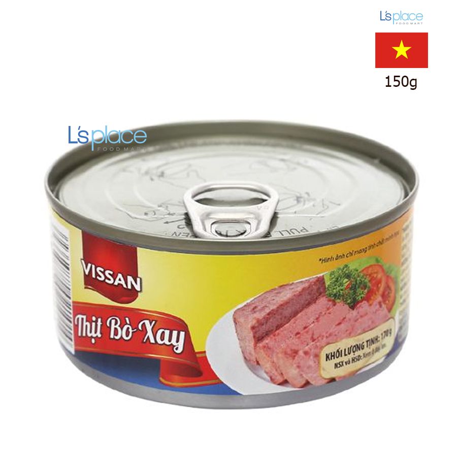 Vissan Thịt hộp bò xay