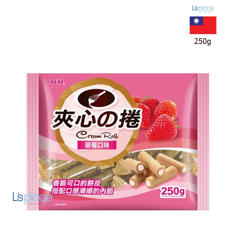 Want Want Bánh Kem Dâu Quế Cuộn