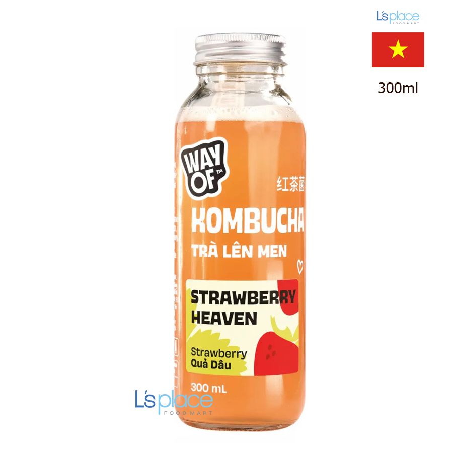 WOA Trà Kombucha vị dâu tây